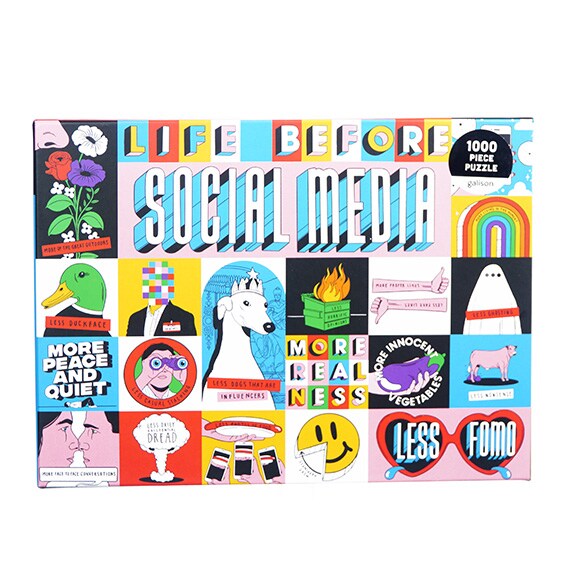 Life Before Social Media 1000 Piece Puzzle PP $16.99, 27