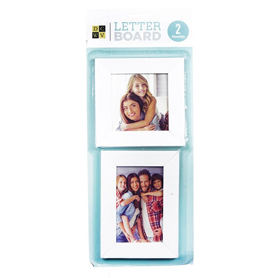 Letter Boards White Frame 2 Piece, 3.5