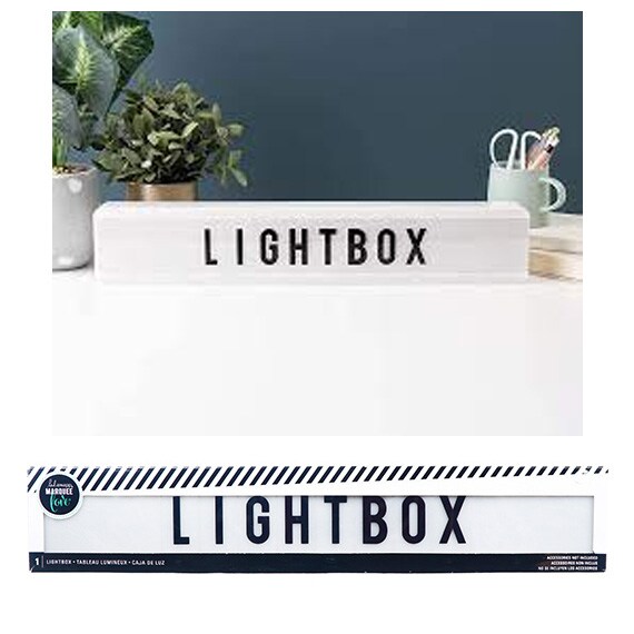 Lightbox Shelf White, 2.25