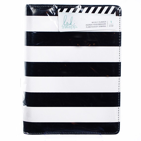 Planner Program Personal Black & White Stripe, 8