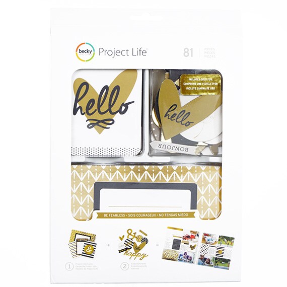 Value Kit Be Fearless Gold Foil 81 Piece, 9