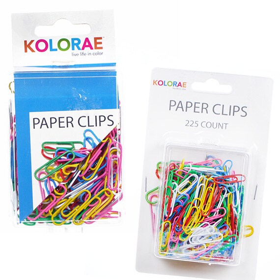 Kolorae Paper Clips Multi-Color, Styles May Vary