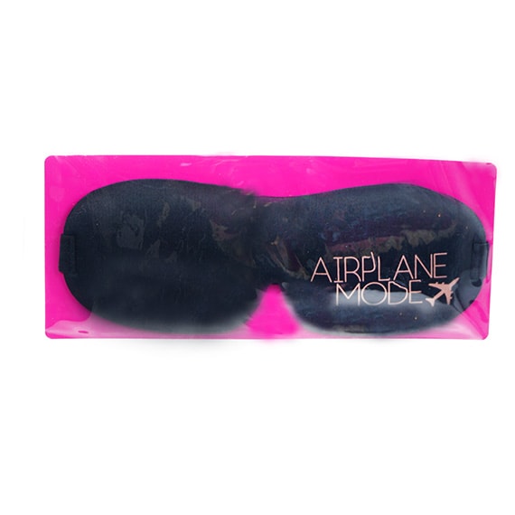 Black Structured Eye Mask One Size Fits Most