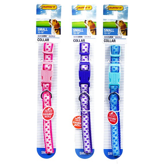 Ruffin' It Ribbon Collar Dots Small 10-16