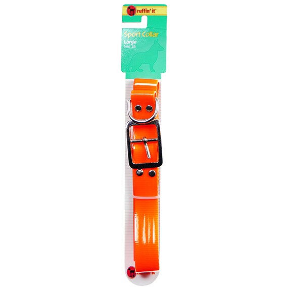 Ruffin' It Polyurethane Collar Large Size 24 Blaze Orange