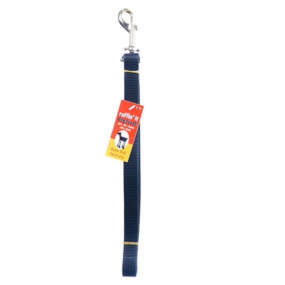 Ruffin' It Dog Leash 4' Black