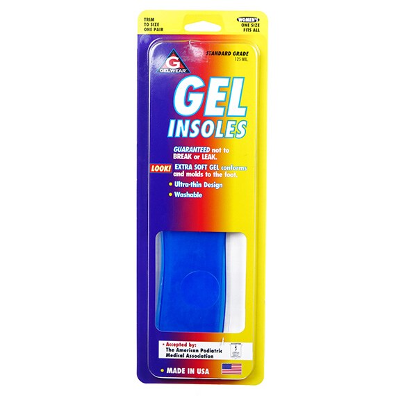 Gel Wear Standard Insoles Women's Trim To Size