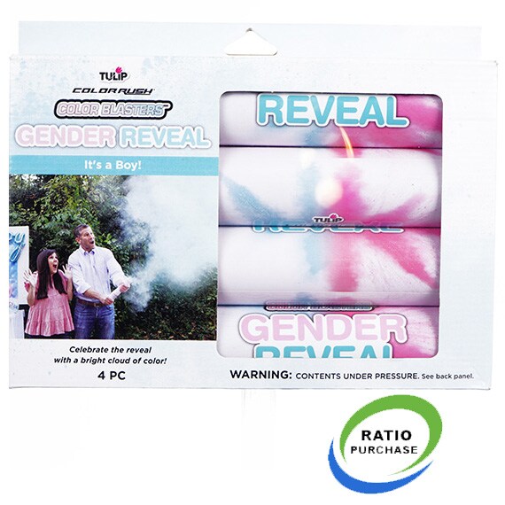 Color Blaster Gender Reveal 4PK Boy Ratio Purchase