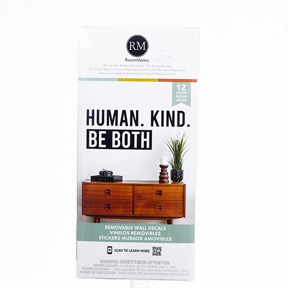Human Kind Wall Decals 2 Sheets 36.5