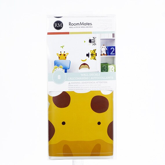 Zoo Wall Decals 8 Peel & Stick Wall Decals 36.5