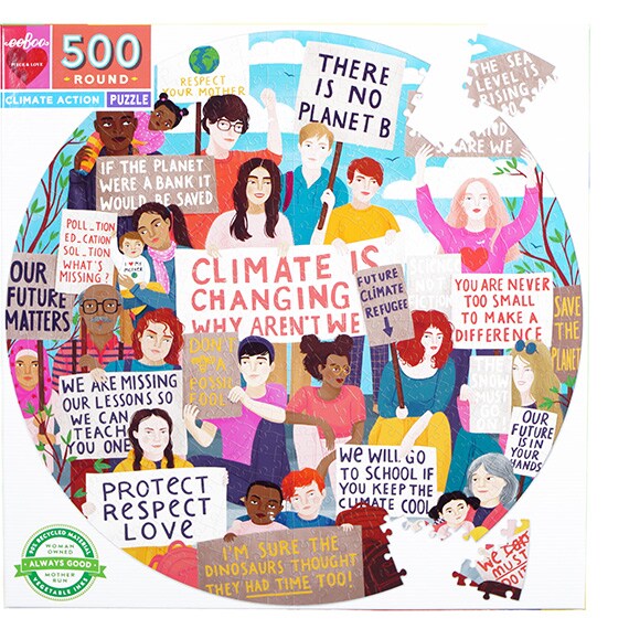 Climate Action 500 PC Round Puzzle, 23