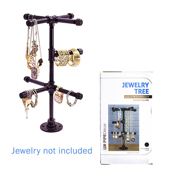 Pipe Décor Tabletop Jewelry Tree, 12