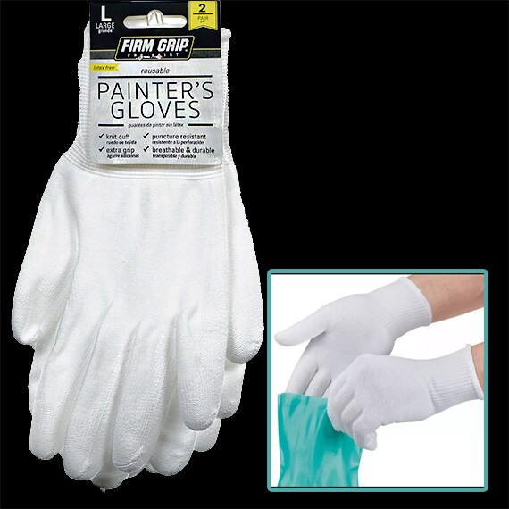 Firm Grip 2 Pairs Poly Urethane Dipped Large CP72 Gloves