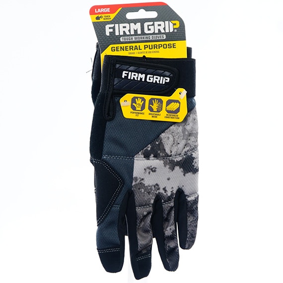 Firm Grip General Purpose with Veli Camo ASST M-10/Lg-32/XL-18