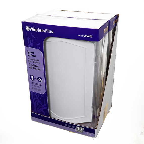 Wired or Wireless Door Chime - Rectangular