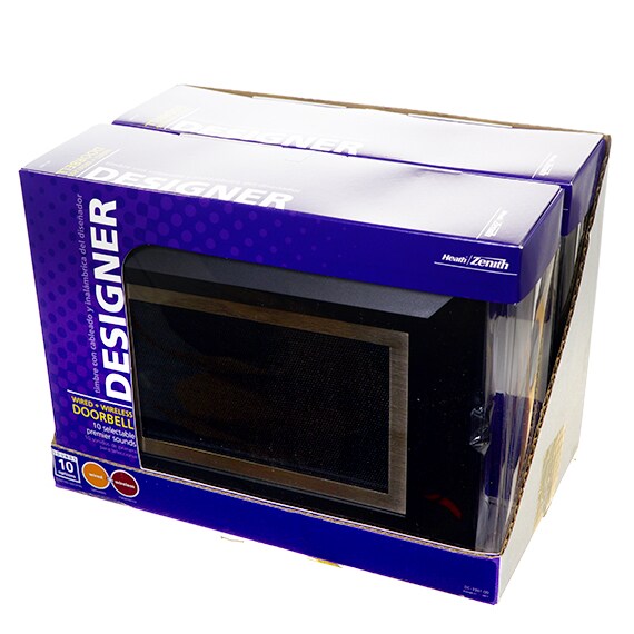 Designer Wired plus Wireless Door Chime - Rectangular PDQ