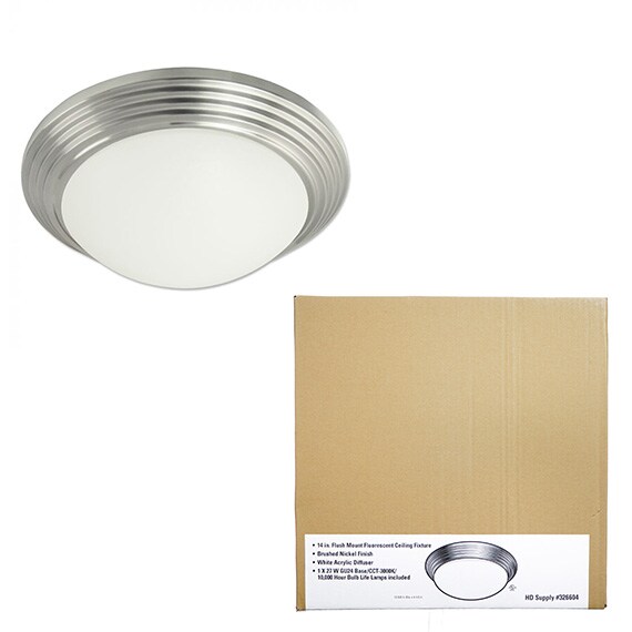 14 In. 27W Andiamo Flush Mount Nickel