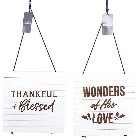 Wonders Of His Love - Thankful + Blessed Trivet 8