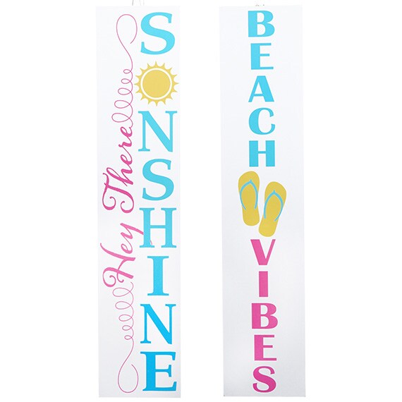 Vertical Beach Vibes Sign 5