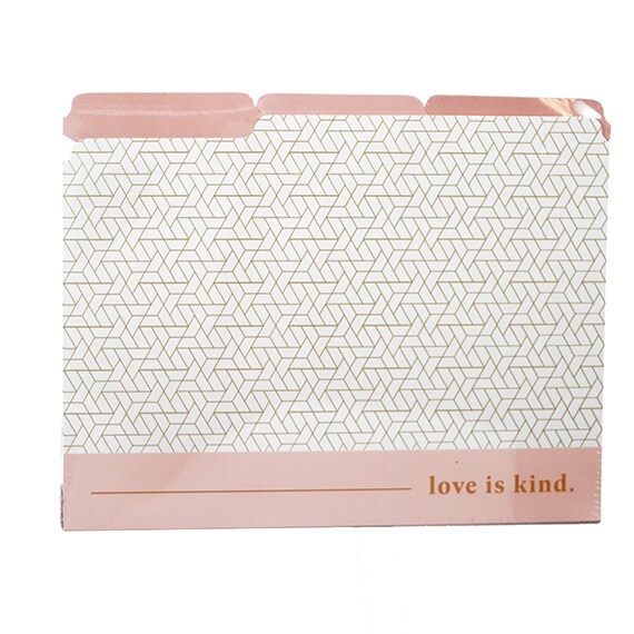 Love File Folders 2 Each of 3 Designs