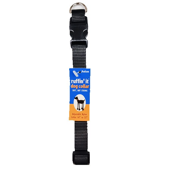 Ruffin' It Nylon Adjustable Dog Collar Medium 16