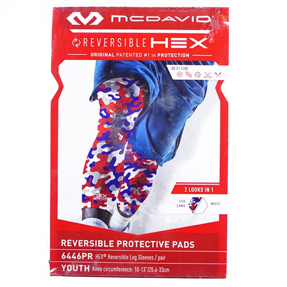 Hex Leg Sleeves Reversible Print - White USA Camo - Pair Youth