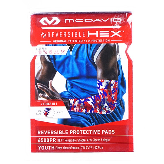 Hex Shooter Arm Sleeve Reversible Print - White USA Camo Y