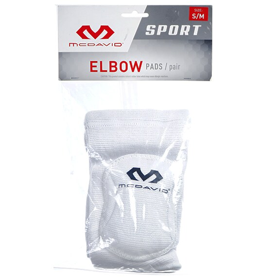 Sport Knitted Elbow Pad - White - S/M