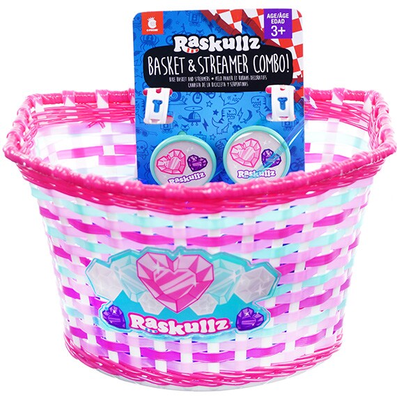 Basket And Streamer Raskullz Hearty Gem Pink/Mint -RSLA