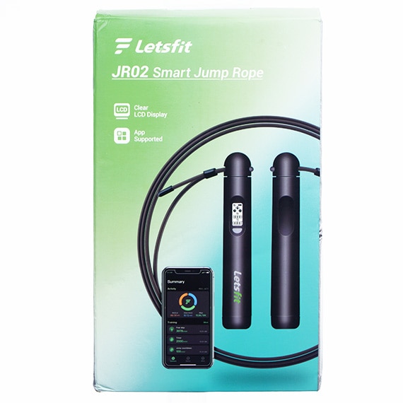 Letsfit Smart Jump Rope - Black