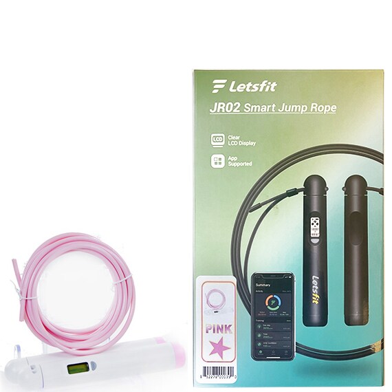 Letsfit Smart Jump Rope - Pink