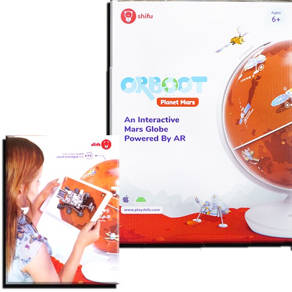 Orboot Planet Mars Interactive Educational AR Globe -RSA