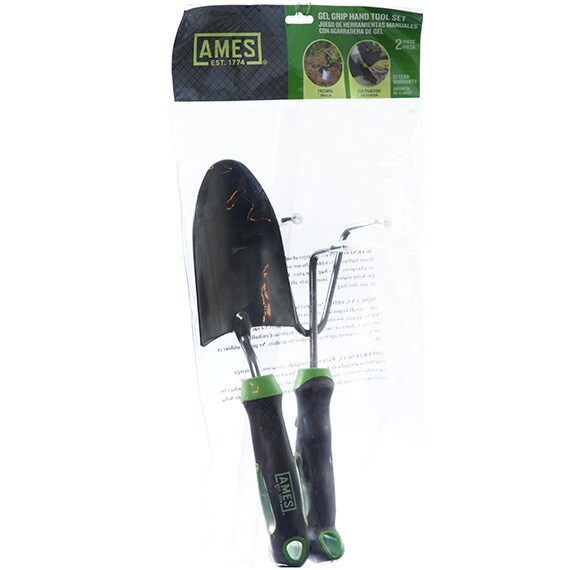 Trowel And Cultivator Garden Tool Set 2-Piece Ergo Gel Grip