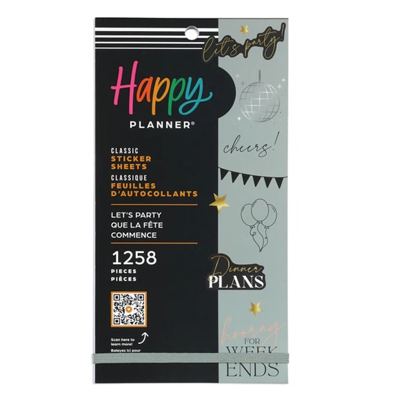 Let's Party Classic 30 Sheet Sticker Value Pack