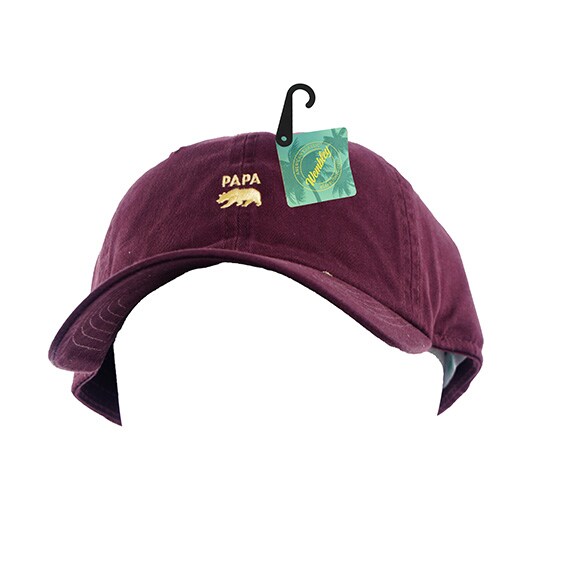 Baseball Hat Papa Bear Burgundy PP $24.00 CS PK 6 SEE NOTES