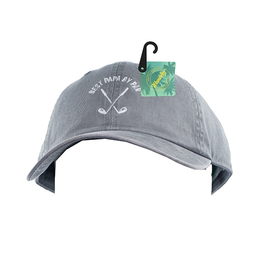 Cap/Hat Adjustable Best Papa By Par Grey PP $24.00