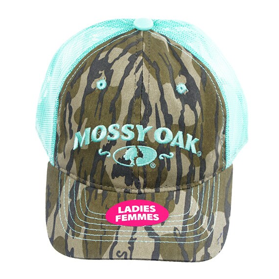 Camo/Teal Ladies Mesh Cap OSFM