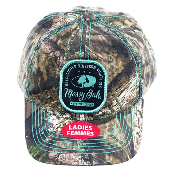 Break-Up Country Camo/Teal Cap OSFM