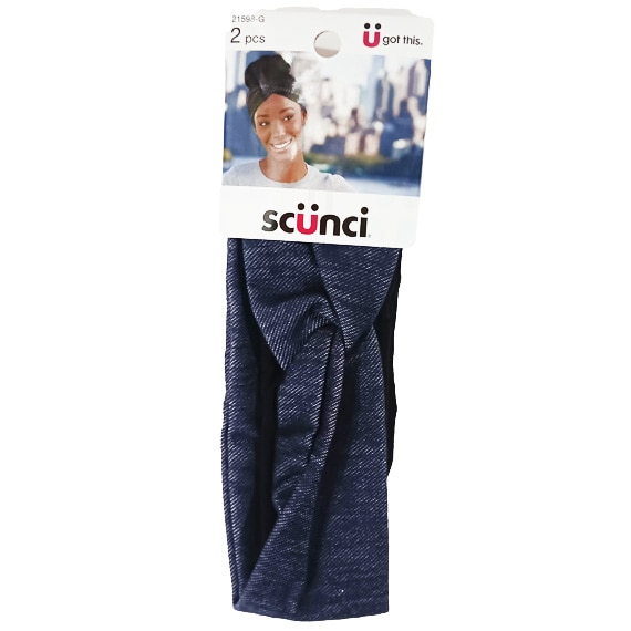 Headwraps Solid/Denim 2 Pk -RSL