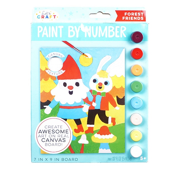 Paint By Number Forest Friends 11Pc 5+