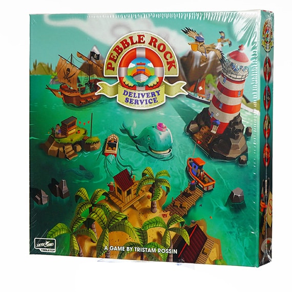 Pebble Rock Delivery Service Ages 8+ 2-4 Players 11x11in
