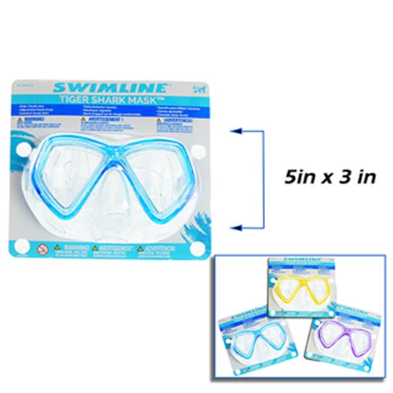 Swim Mask Kid/Youth Tiger Shark Thermotech ASST 3
