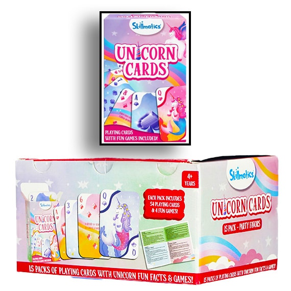 Unicorn Cards 15Pk Age 4+ 4x7in