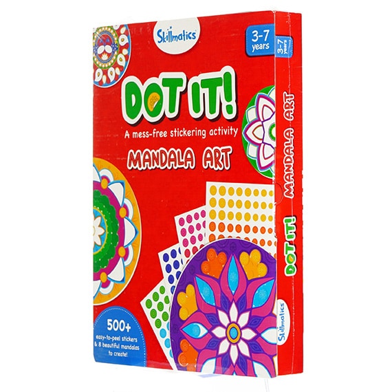 Dot It Sticker Activity 500+ Stickers 8 Mandalas 3-7Y 11x8in