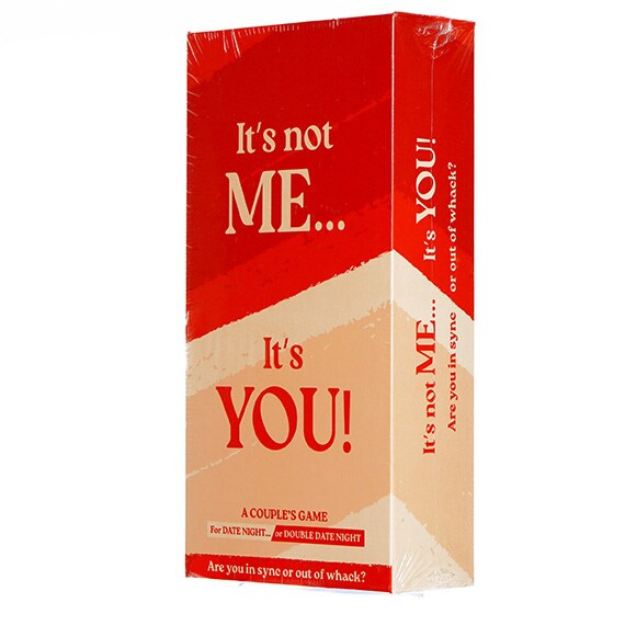 It's Not Me Its You Game 2-4 Players 11x6in