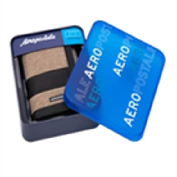 Wallet Tri Fold Lanyard Clip Aeropostale Logo Tan PP $20.00