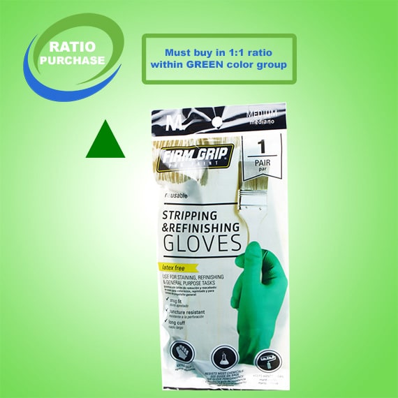 Firm Grip Paint 3In1 Green Nitrile -Medium