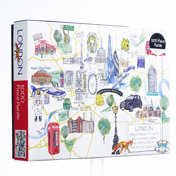 London Map 1000 Piece Puzzle 27X20
