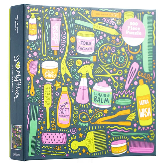 I Love My Hair Tools 500 Piece Puzzle 20X20
