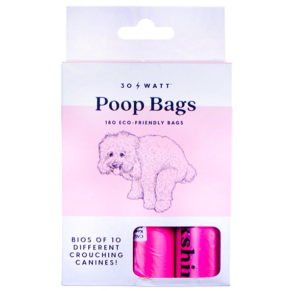 180 Ct Dog Poop Bags 15 Bags/Roll 12Pk